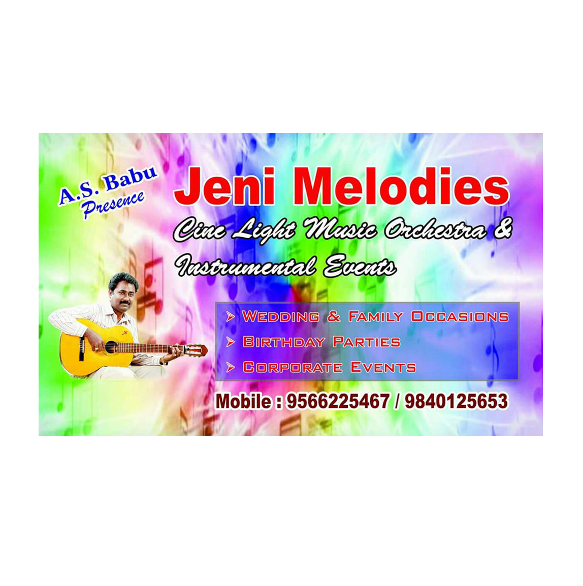 Jeni_Melodies_Violin_Instrumental_Music_Orchestra Guitar Artist_cine_light_music_in_Chennai_Tamilnadu